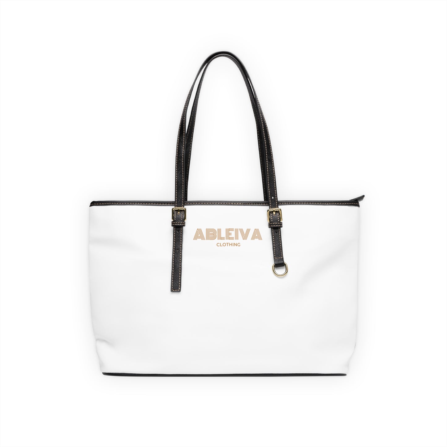 ABLEIVA ~ Leather Shoulder Bag (White)