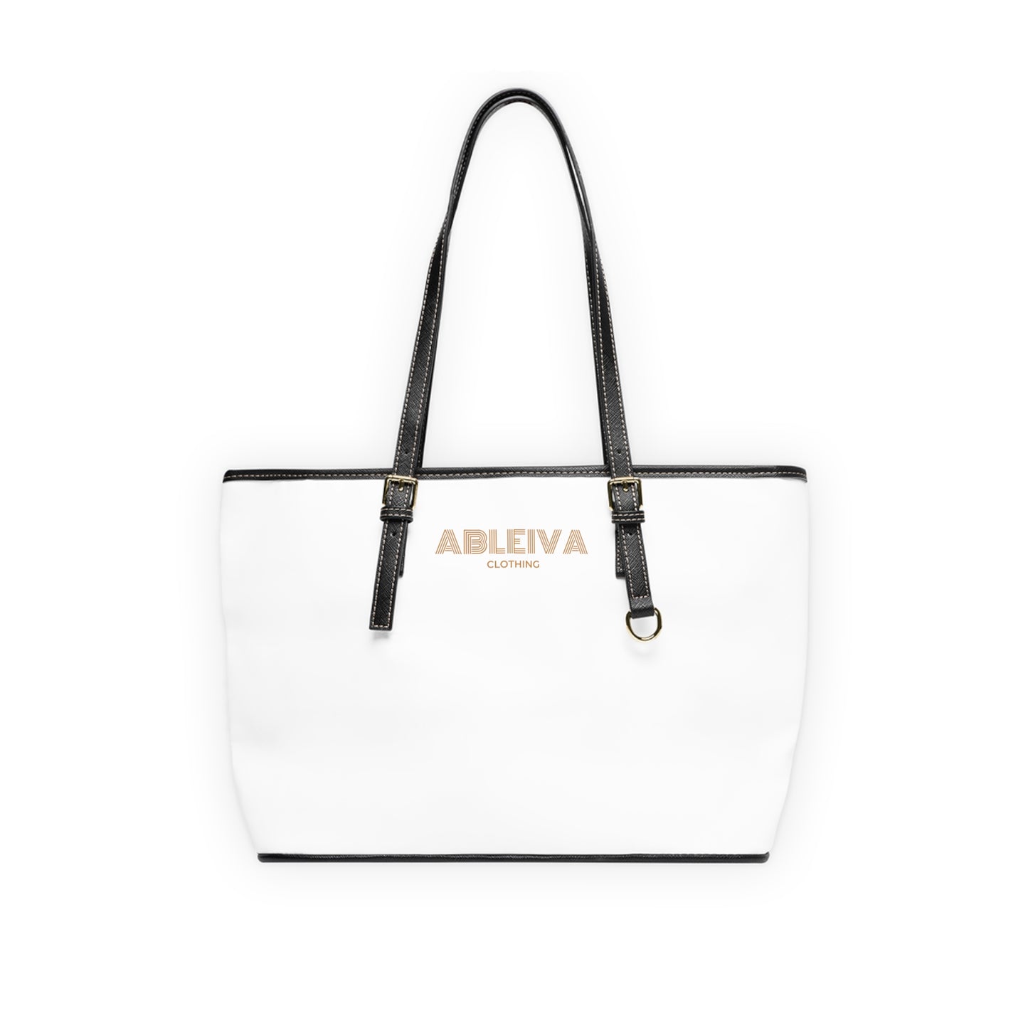 ABLEIVA ~ Leather Shoulder Bag (White)